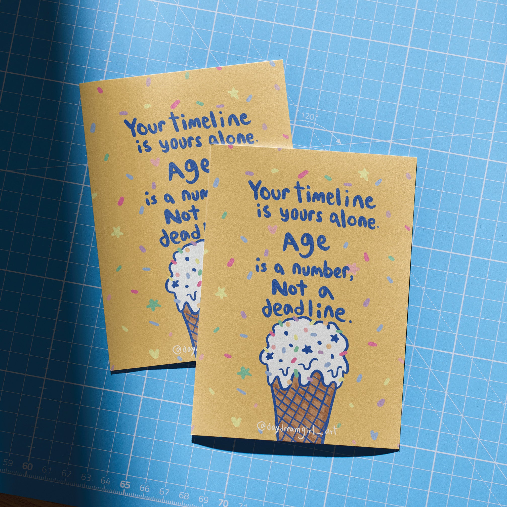 Timeline Postcard